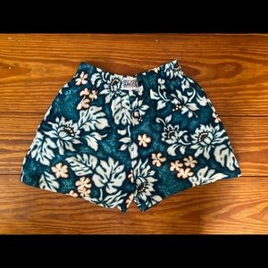 Vintage patterned shorts